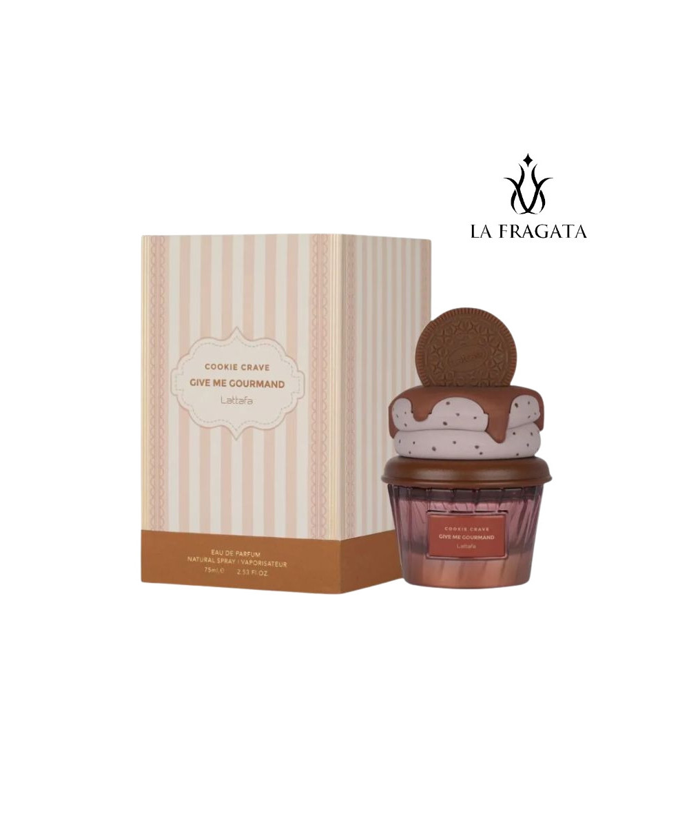Perfume Lattafa Cookie Crave caja