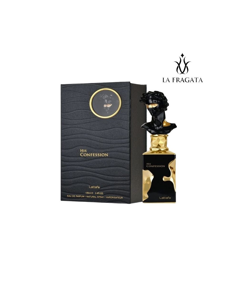 Perfume Lattafa His Confession caja