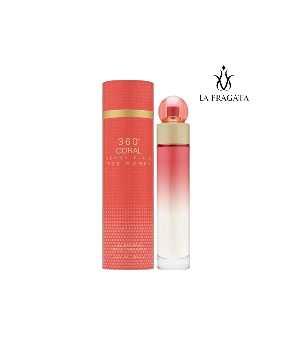 Perfume Perry Ellis 360° Coral 100 ml EDT - Mujer
