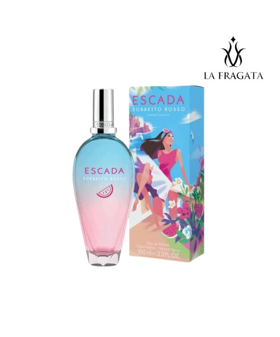 Perfume Escada Sorbetto Rosso caja