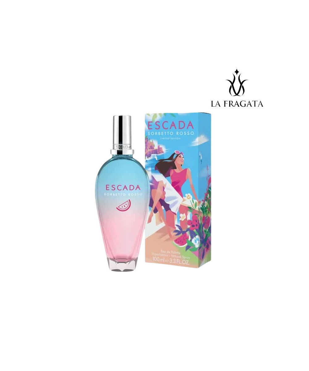Perfume Escada Sorbetto Rosso caja