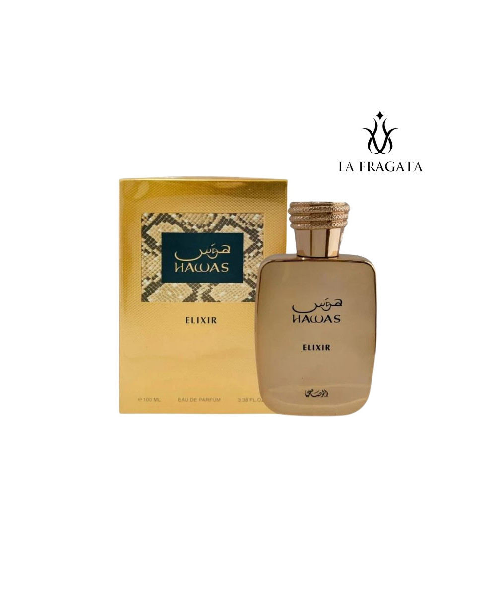 Perfume Hawas Elixir caja