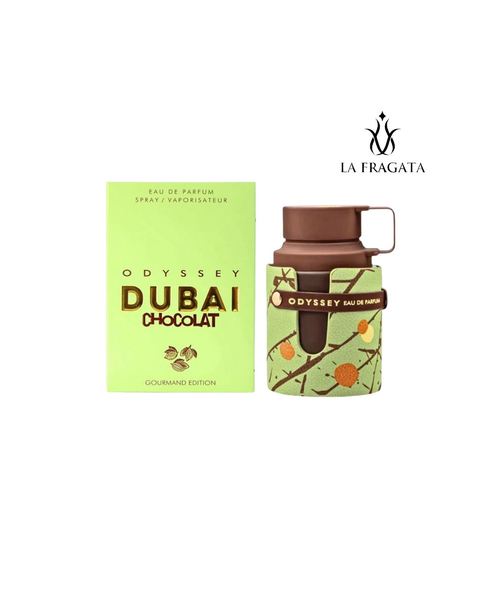 Perfume Odyssey Dubai Chocolat caja