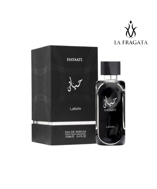 Perfume Lattafa Hayaati caja
