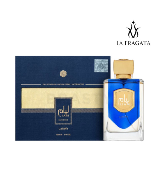 Perfume Lattafa Liam Blue caja