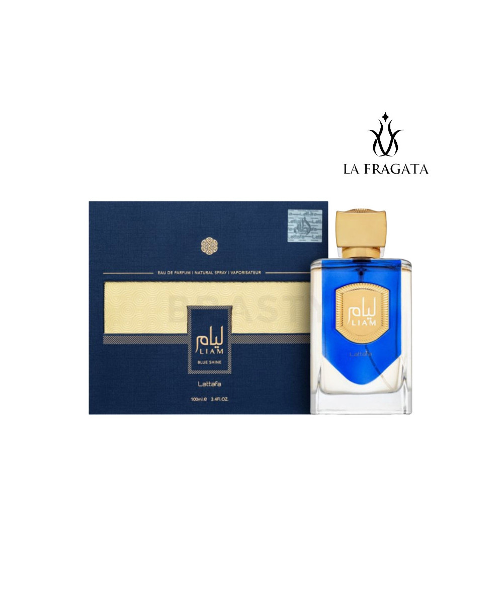 Perfume Lattafa Liam Blue caja