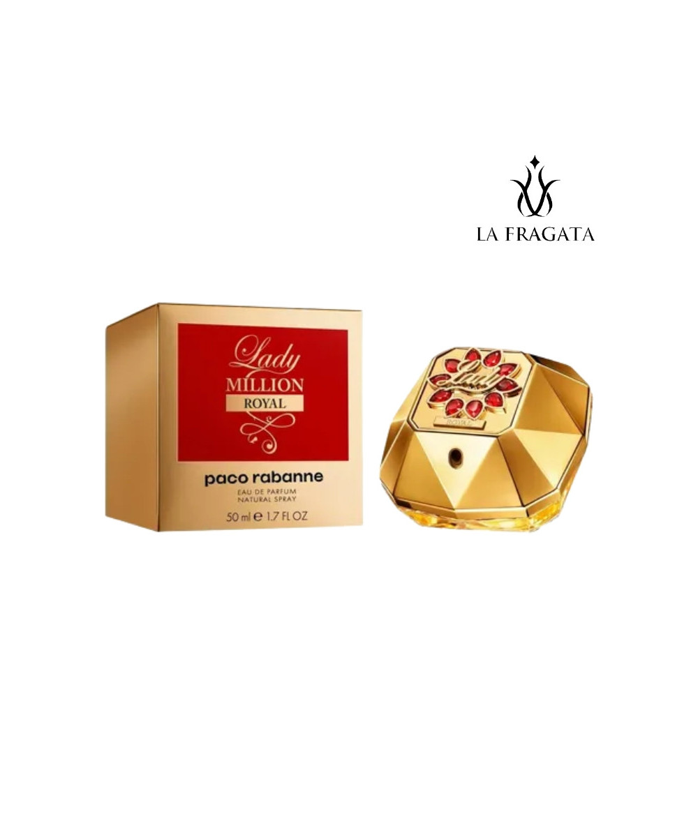Perfume Paco Rabanne Lady Million Royal caja