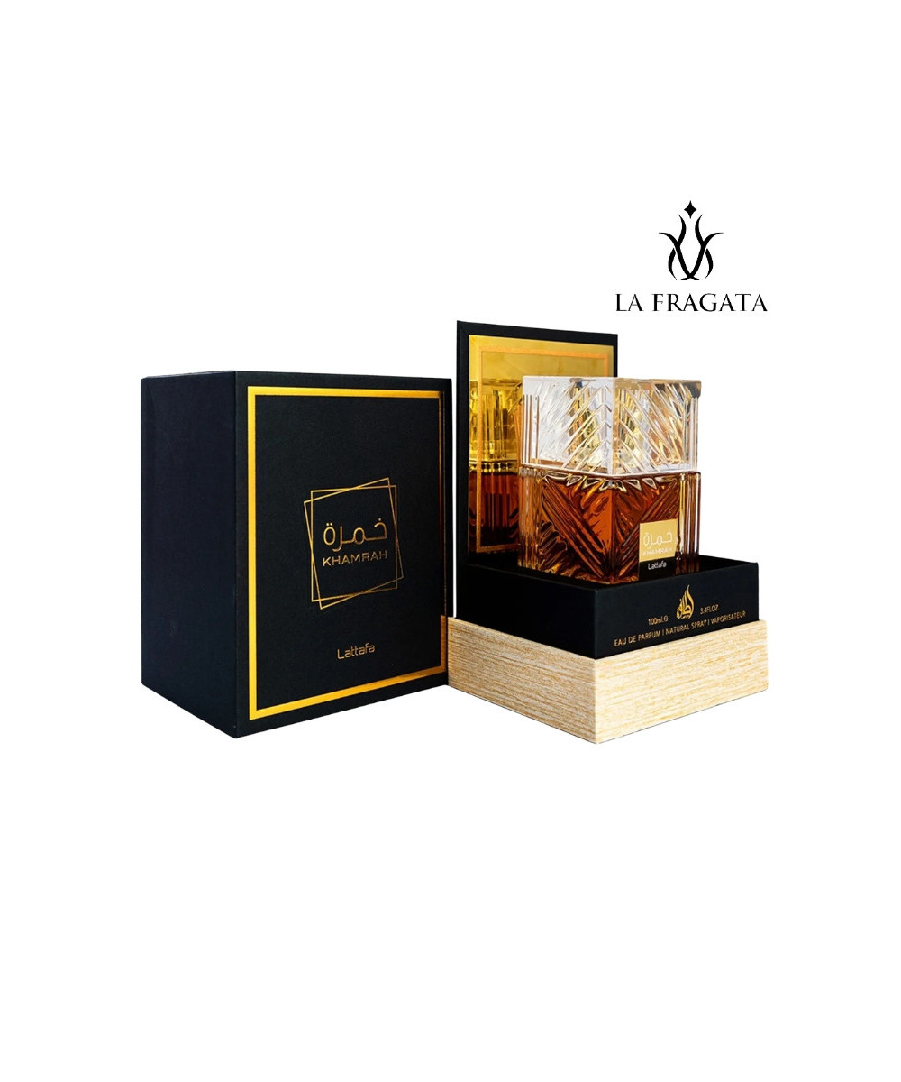 Perfume Lattafa Khamrah caja
