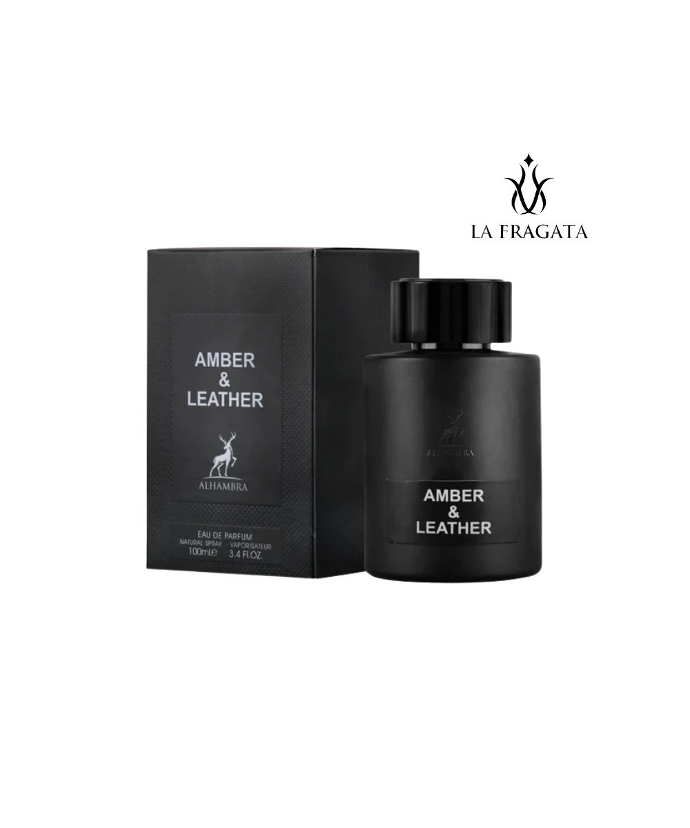 Perfume Maison Alhambra Amber & Leather caja