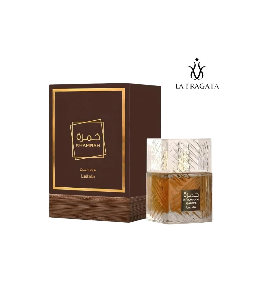 Perfume Lattafa Khamrah Qahwa caja