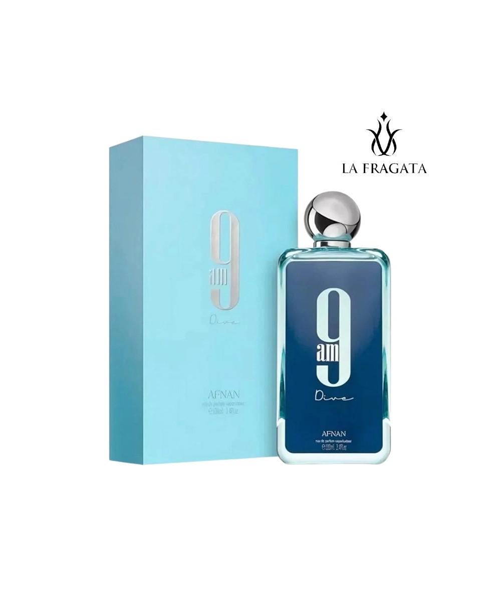 Perfume Afnan 9am Dive caja