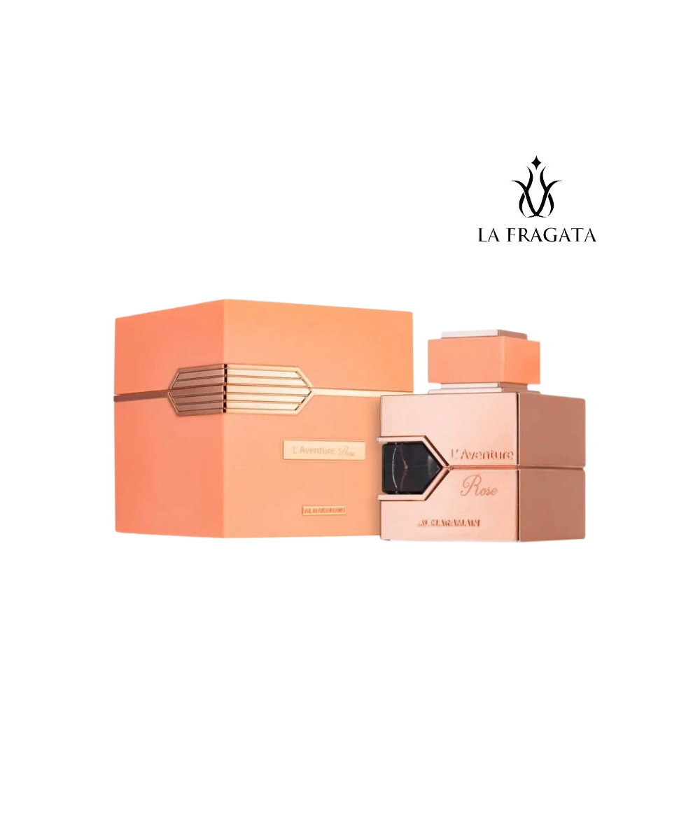 Perfume Al Haramain L'Adventure Rose caja