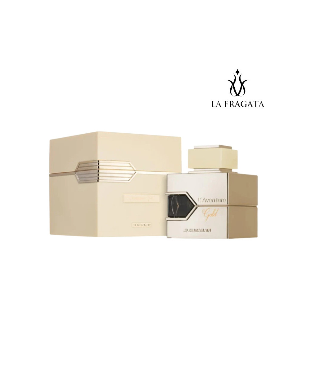 Perfume Al Haramain L'Adventure Gold caja