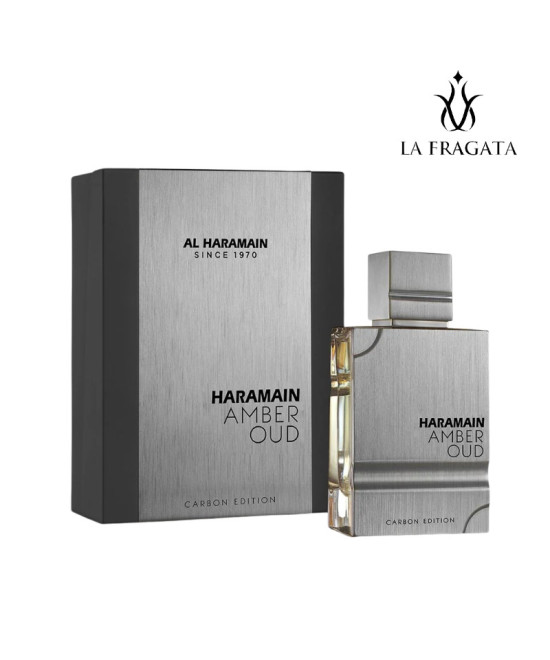 Perfume Al Haramain Amber Oud Carbon Edition caja