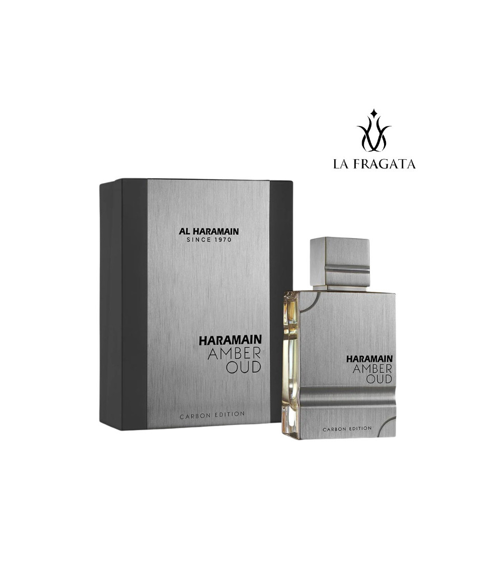 Perfume Al Haramain Amber Oud Carbon Edition caja