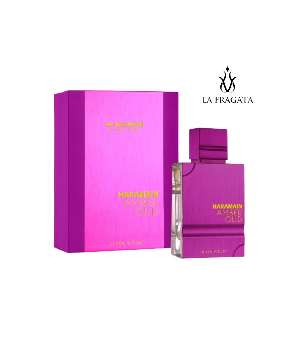 Perfume Al Haramain Oud  Ultra Violet caja