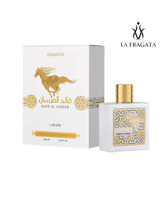 Perfume Lattafa Qaed Al Fursan Unlimited 100ML EDP - Dama