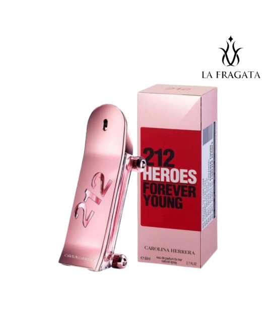 Perfume Carolina Herrera 212 Heroes 80 ml EDP - Mujer