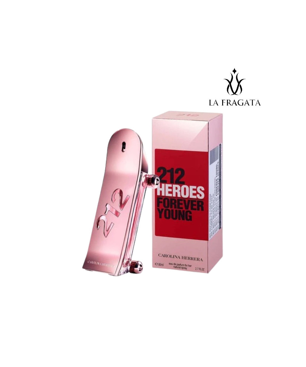 Perfume Carolina Herrera 212 Heroes 80 ml EDP - Mujer