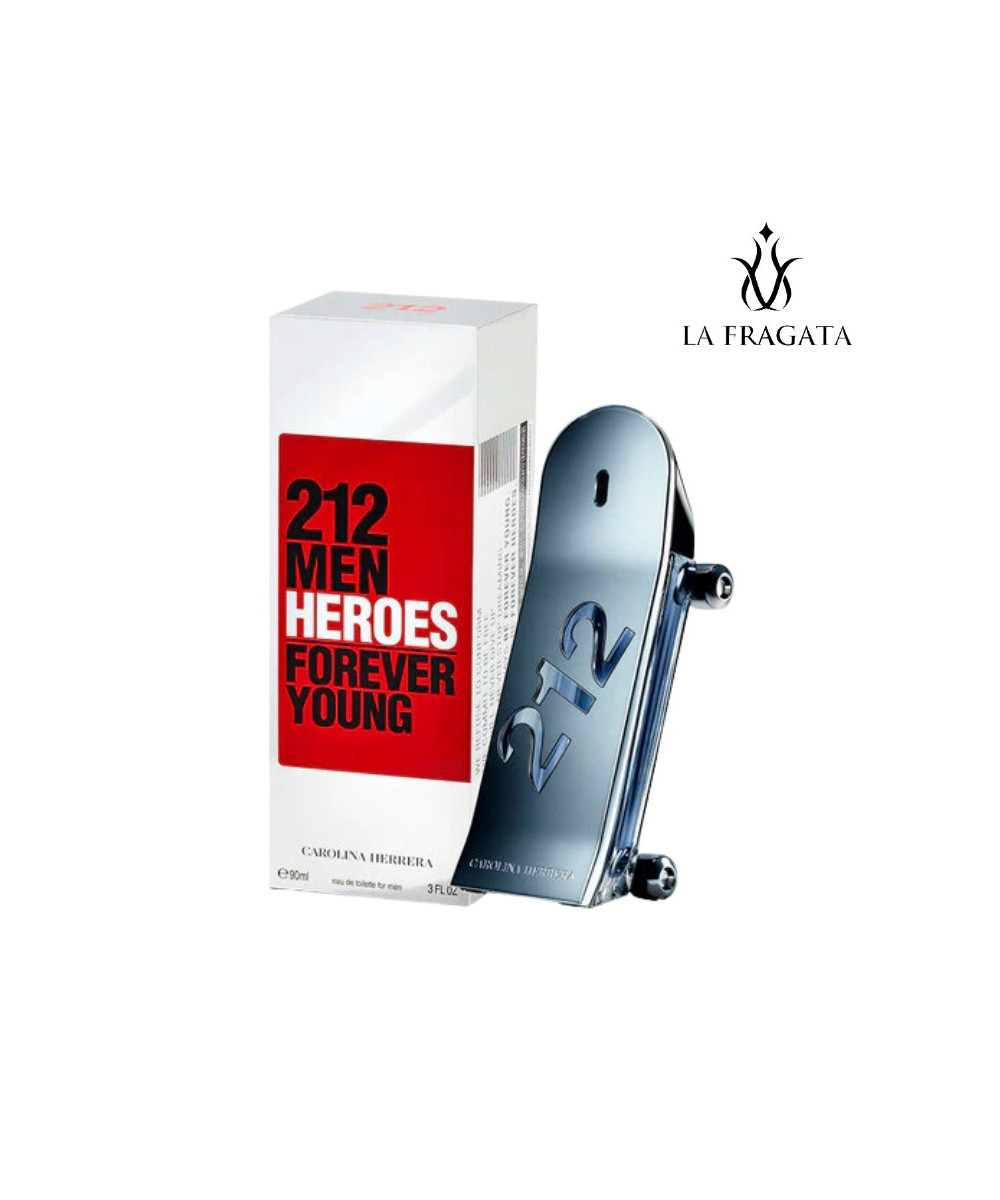 Perfume Carolina Herrera 212 Heroes 90 ml EDT - Hombre