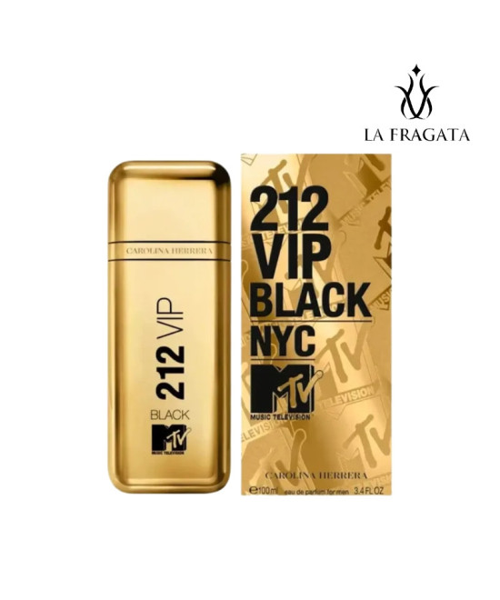 Perfume Carolina Herrera 212 VIP Men Black MTV (Edicion Especial) 100ml EDT - Hombre