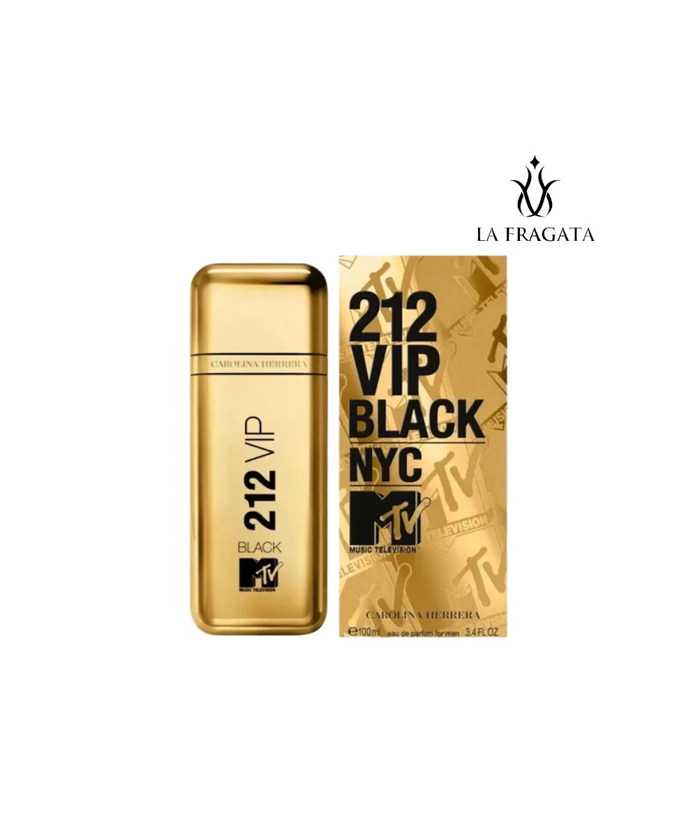 Perfume Carolina Herrera 212 VIP Men Black MTV (Edicion Especial) 100ml EDT - Hombre
